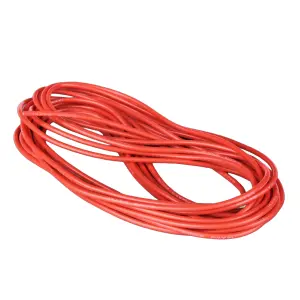 Radient Silicone Wire, 14AWG, 25ft / 7.5m Red (on a roll)