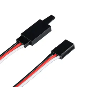 Radient Futaba HD Extension Lead with Clip 500mm