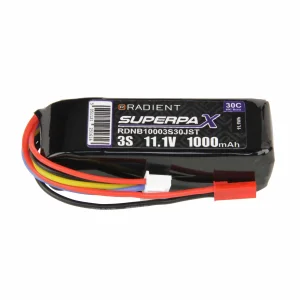 Radient Lipo 3S 1000Mah 11.1V 30C Jst
