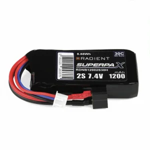 Radient LiPo 2S 1200mAh 7.4V 30C Deans (HCT)