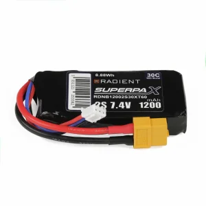 Radient LiPo 2S 1200mAh 7.4V 30C XT60