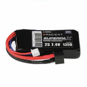 Radient LiPo 2S 1350mAh 7.4V 30C Deans (HCT)