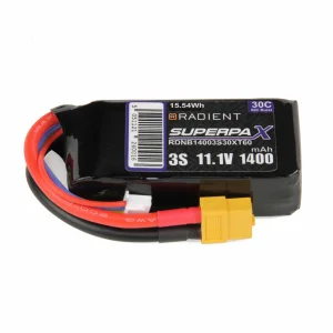 Radient Lipo 3S 1400Mah 11.1V 30C XT60
