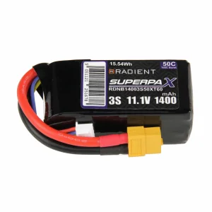 Radient Lipo 3S 1400Mah 11.1V 50C XT60