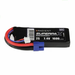Radient LiPo 2S 1600mAh 7.4V 30C EC3
