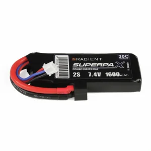 Radient LiPo 2S 1600mAh 7.4V 30C Deans (HCT)