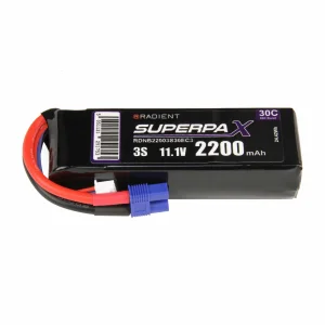 Radient Lipo 3S 2200Mah 11.1V 30C EC3