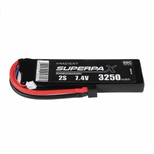 Radient LiPo 2S 3250mAh 7.4V 50C Deans (HCT)