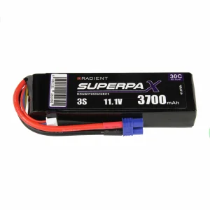 Radient Lipo 3S 3700Mah 11.1V 30C EC3 ** CLEARANCE **
