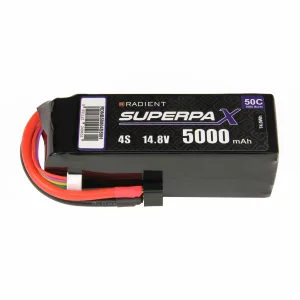 Radient LiPo 4S 5000mAh 14.8V 50C Deans (HCT)