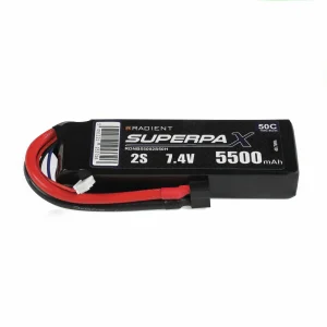 Radient LiPo 2S 5500mAh 7.4V 50C Deans (HCT)