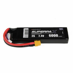 Radient LiPo 2S 6000mAh 7.4V 50C XT60