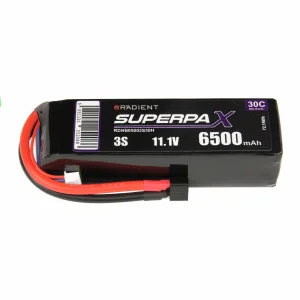 Radient LiPo 3S 6500mAh 11.1V 30C Deans (HCT)