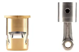 Piston sleeve with rods assembled 5 ports 3.5cc 721S Scuderia