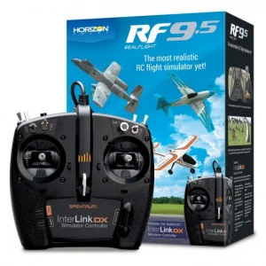 RealFlight RF9.5 with DVD + Spektrum InterLink DX Transmitter (Includes Free Upgrade to RF9.5S)