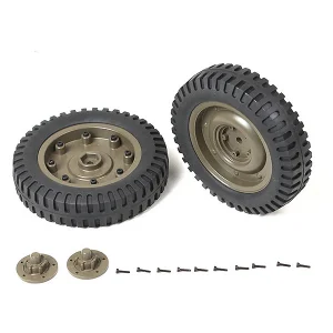 Roc Hobby 1/6 1941 Mb Scaler Front Wheels Assembly (1 Pair)
