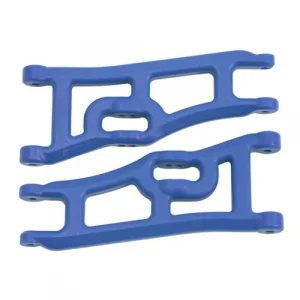 RPM Wide Front A Arms for Electric Rustler / Stampede - Blue