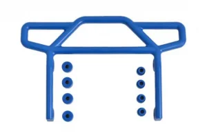 RPM Rear Bumper For Traxxas Elec Rustler 2WD - Blue