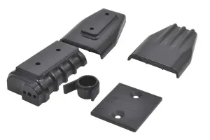 RPM Chrome Mock Intake and Blower Set - Black