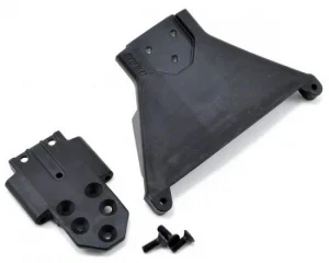 RPM Front Bulkhead for Slash 4x4 LCG Chassis (TRX-7430) - Black
