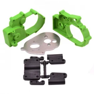 RPM Hybrid Gearbox Housing and Rear Mounts - Fits Traxxas 2WD Slash/Stampede/Rustler/Bandit - Green