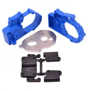 RPM Hybrid Gearbox Housing and Rear Mounts - Fits Traxxas 2WD Slash/Stampede/Rustler/Bandit - Blue