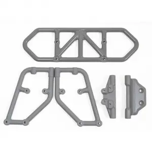 RPM Rear Bumper For Traxxas Slash 4X4 - Grey