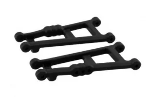 RPM Rear Wishbone Arms - Fit Traxxas 2WD Rustler and Stampede (Upgrades - TRX3655) - Black