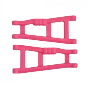 RPM Rear Wishbone Arms - Fit Traxxas 2WD Rustler and Stampede (Upgrades - TRX3655) - Pink