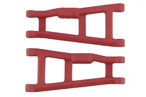 RPM Rear Wishbone Arms - Fit Traxxas 2WD Rustler and Stampede (Upgrades - TRX3655) - Red