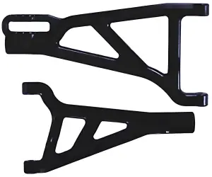 RPM Front Right Arms For Traxxas REVO - 1 Upper And 1 Lower - Black