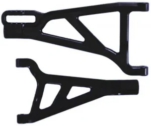 RPM Front Right Arms For Traxxas REVO - 1 Upper And 1 Lower - Black