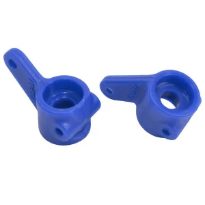 RPM Front Bearing Carriers For The Traxxas Slash, Rustler, Stampede, Bandit (Upgrades TRX3736) - Blue