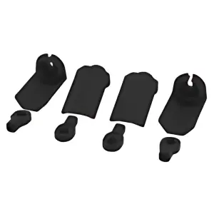 RPM Shock Shaft Guards for Traxxas 1:10 Off Road Shocks - Black