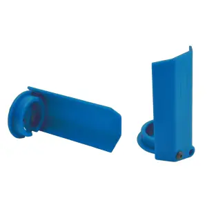 RPM Traxxas X-MAXX Shock Shaft Guards - Blue