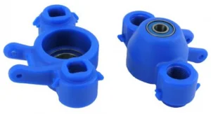 RPM Upgrade Hubs (Blue) for Traxxas Revo or E/T-MAXX 2.5R / 3.3 - with Oversized Bearings