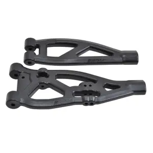 RPM Front Upper and Lower A Arms for Arrma Outcast/Talion/Kraton/DEX8T - Black