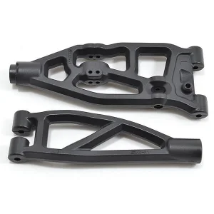 RPM Arrma Upper/Lower Left Front Arms - Black - 6S Kraton/Outcast/Fireteam