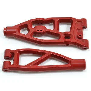 RPM Arrma Upper/Lower Left Front Arms - Red - 6S Kraton/Outcast/Fireteam