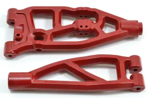 RPM Arrma Upper/Lower Right Front Arms - Red - 6S Kraton/Outcast/Fireteam