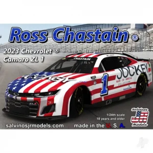 Salvinos JR Models 1:24 Trackhouse Racing 2023 Ross Chastain Camaro Jockey