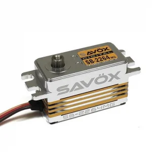 Savox Low Profile Brushless HV MG Servo - 15Kg - 0.085S