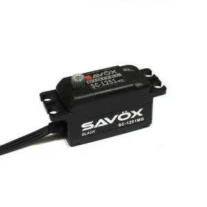 Savox SC1251MGB+ Digital Low Profile Black Edition Servo - 9.0kg 0.09s