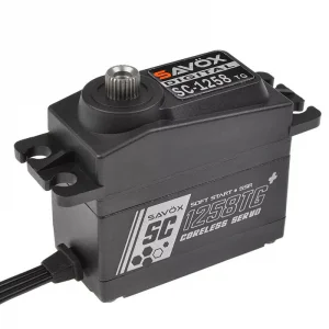 Savox SC1258TGB+ Coreless Digital Black Servo - 12kg 0.08s
