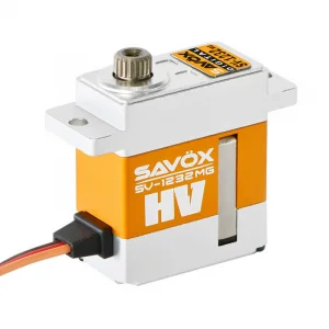 Savox SV1232MG High Voltage Micro 400 Size Alloy Case Servo -5KG - 0.05