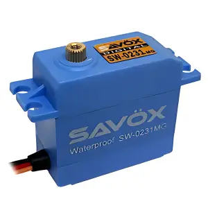 Savox SW0231MG+ Waterproof Metal Gear Digital Servo - 15kg - 0.17s