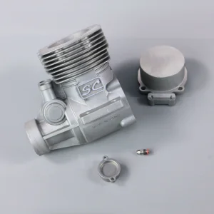 SC Crankcase and back plate, cam cover (for SC180FS)