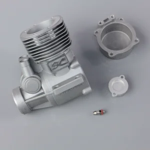SC Crankcase and back plate, cam cover (for SC70FS)