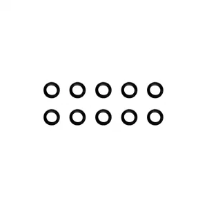 Alloy Shims 3 x 5 x 1 Black - (10)