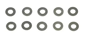 Stainless Steel Shims 3x6x0.2 (10)